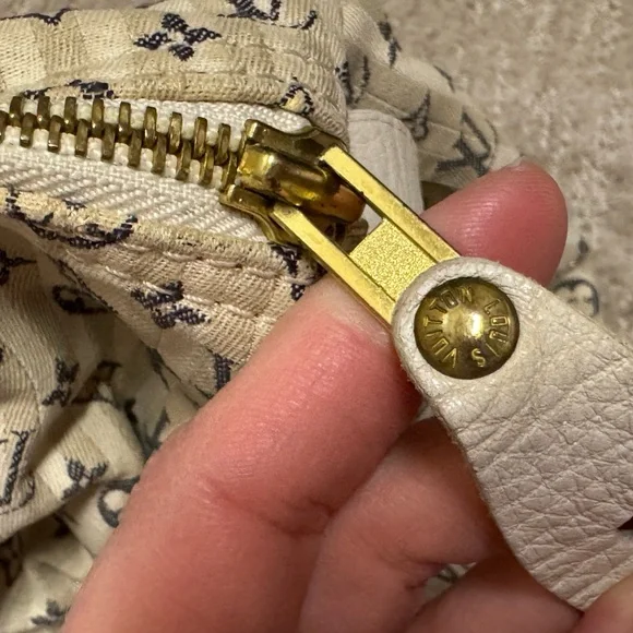 Louis Vuitton Mini Lin Croisette Speedy 30 Blue - Picture 4 of 6